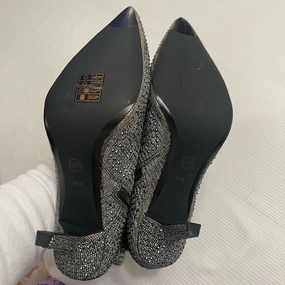 Michael Kors Katerina Crystal Embellished Ankle Ankle Boots Size 9.5 9 1/2 - Picture 8 of 10